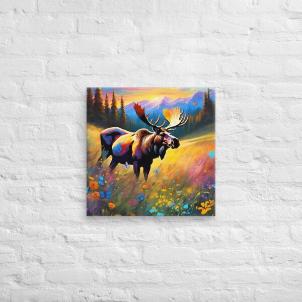 Moose Wall Art Print - Wild Beauty in Bloom - Image 5