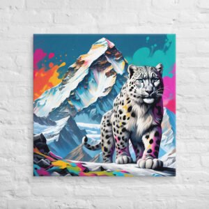 Snow Leopard wall art print