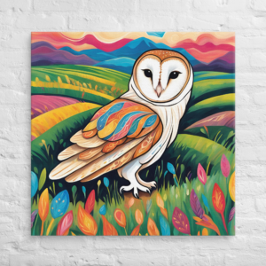 Barn Owl wall art print