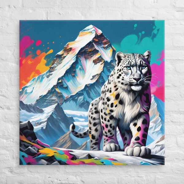 Snow Leopard wall art print