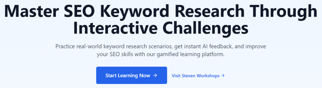 Master SEO Keyword Research Through Interactive Challenges